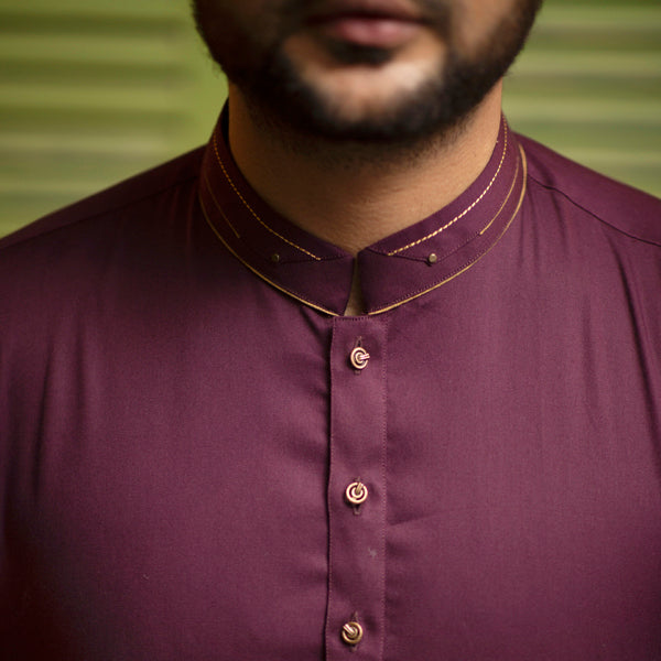 Purple Kurta